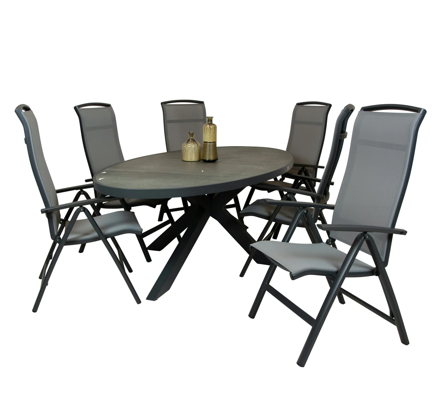 Qopps Lotta Tuintafel Met Houston Verstelbare Tuinstoel - Afbeelding 4