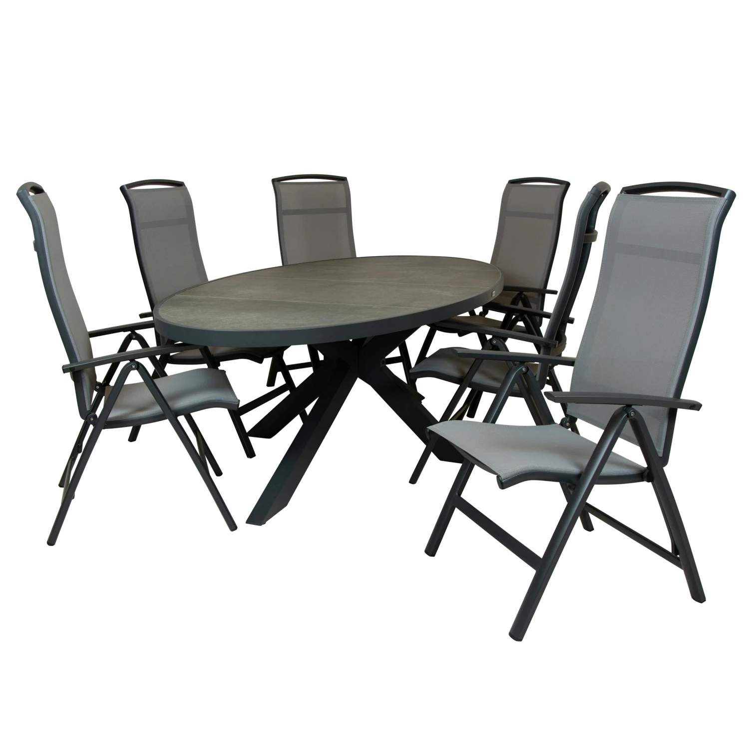 Qopps Lotta Tuintafel Met Houston Verstelbare Tuinstoel - Afbeelding 2