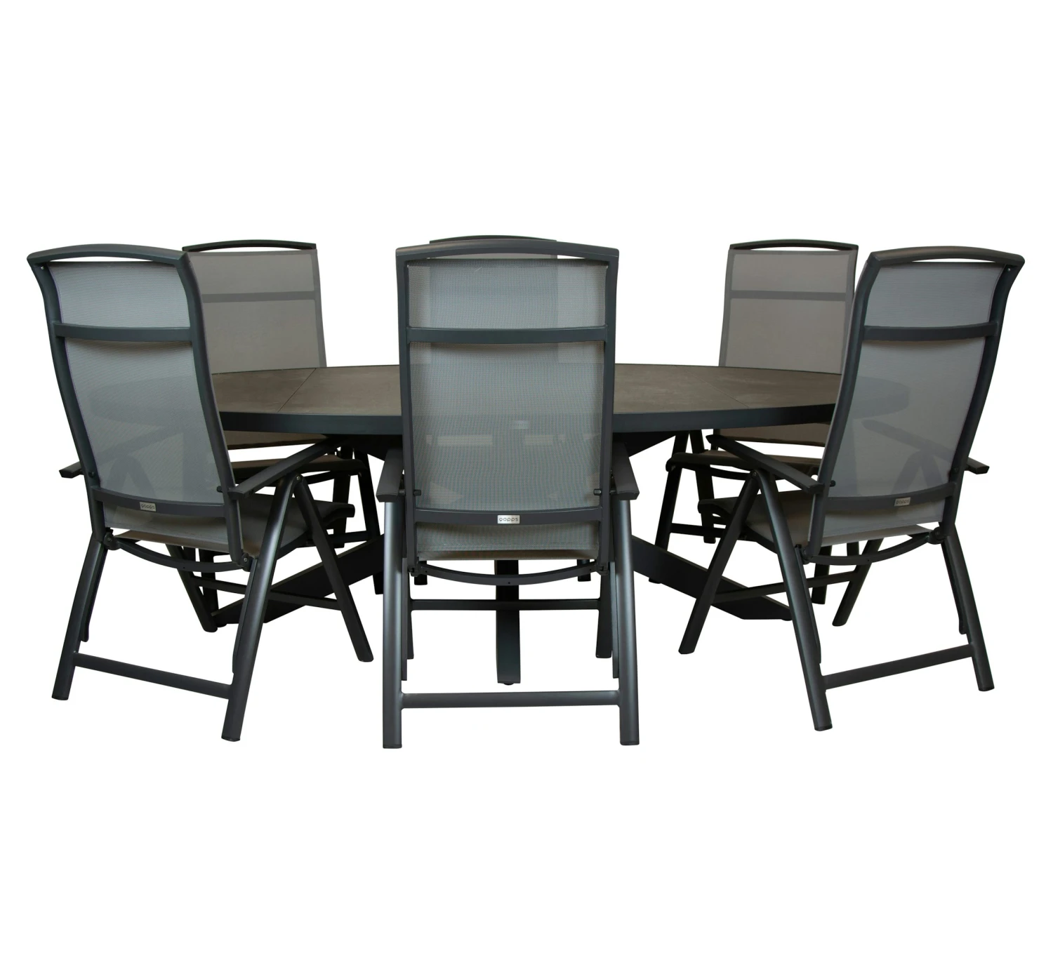 Qopps Lotta Tuintafel Met Houston Verstelbare Tuinstoel - Afbeelding 3