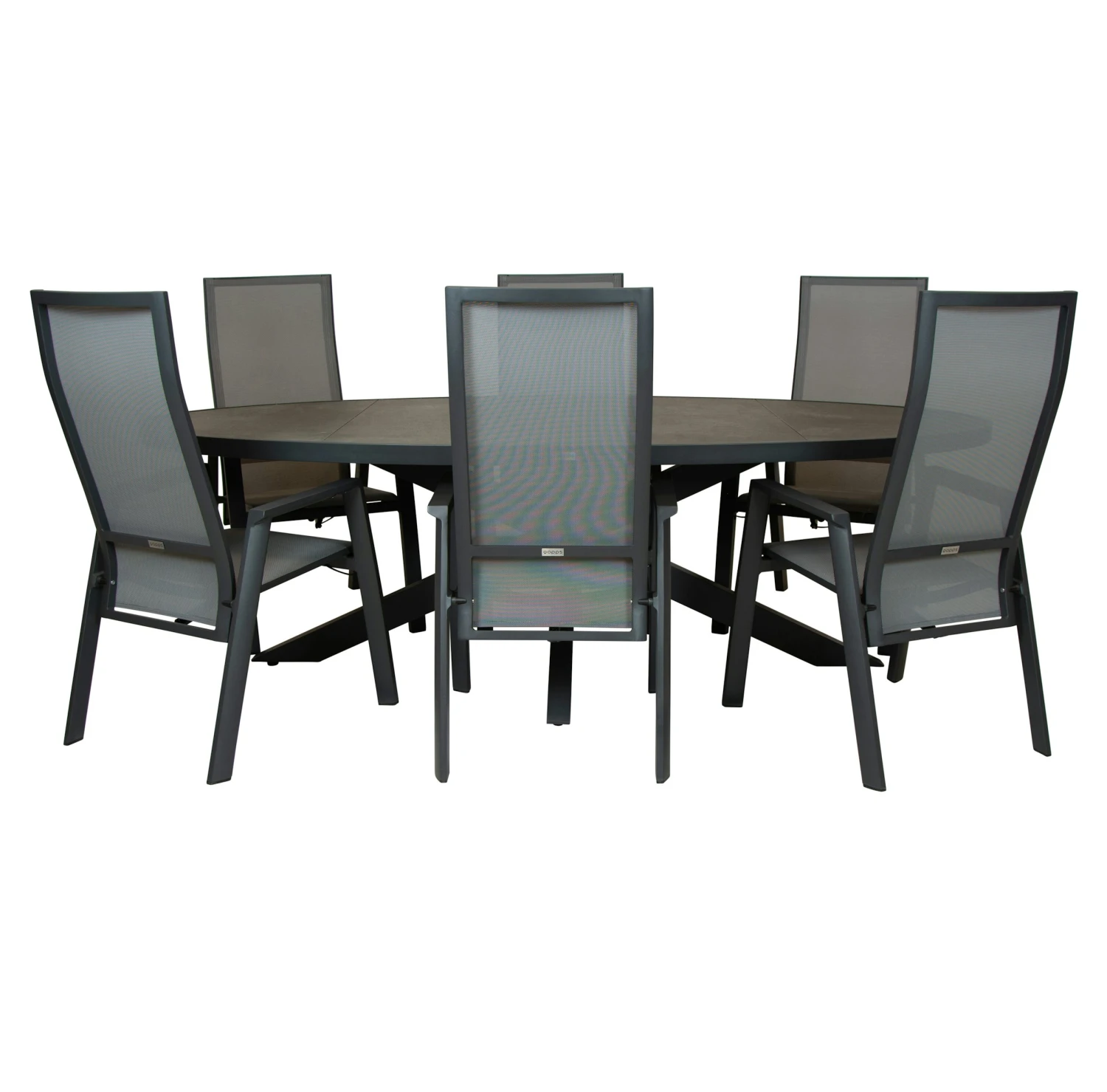 Qopps Lotta Tuintafel Met Palsa Gasveer Verstelbare Tuinstoel - Afbeelding 3