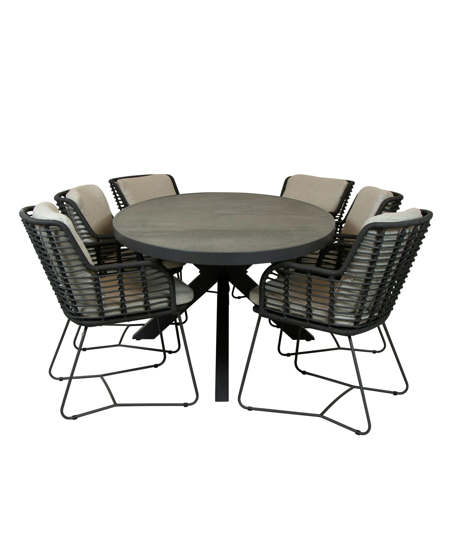 Qopps Lotta Tuintafel Met Fabrice Dining Tuinstoel