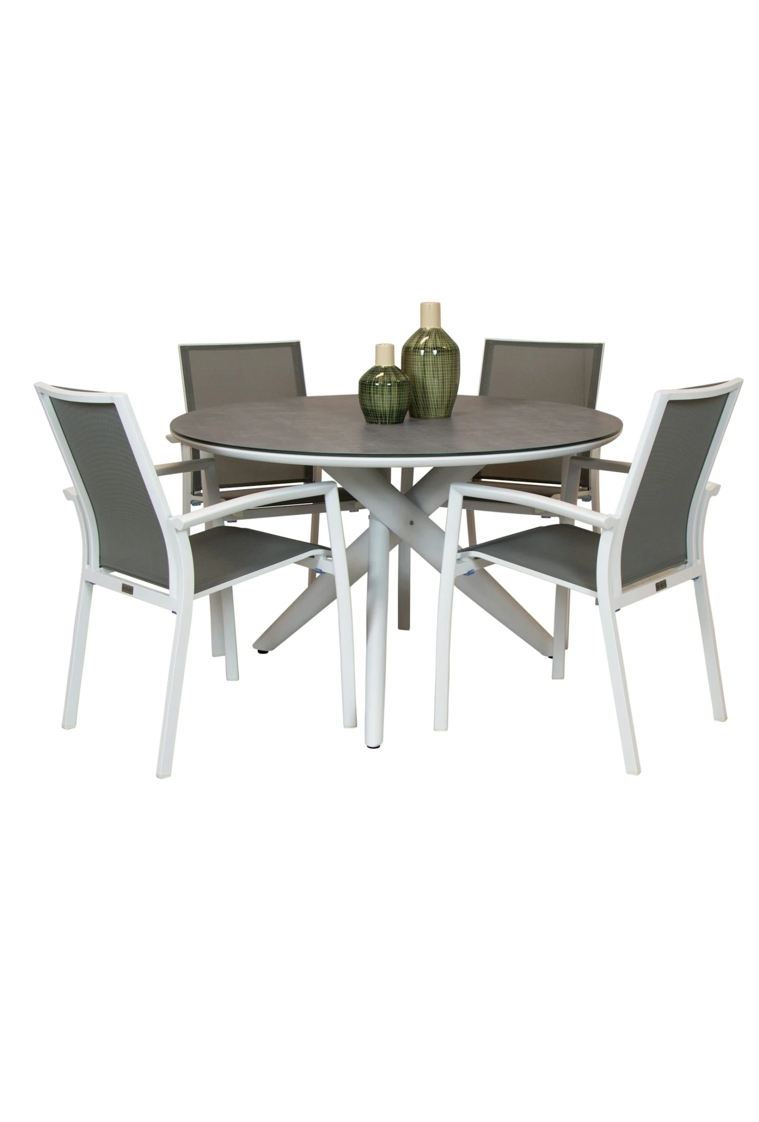 Qopps Zinza Tuintafel Met Waldi Stapelbare Tuinstoel - Afbeelding 2