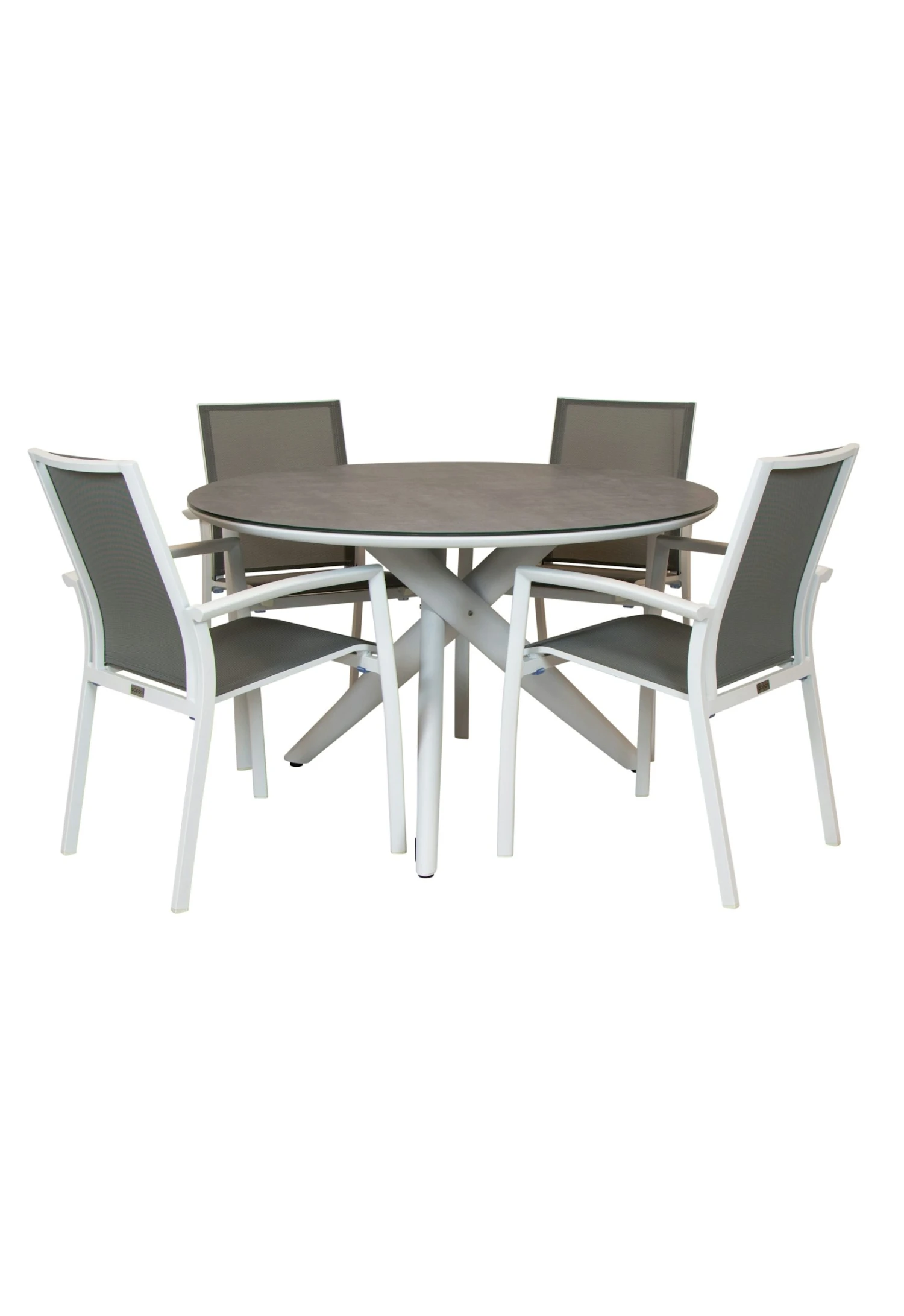 Qopps Zinza Tuintafel Met Waldi Stapelbare Tuinstoel