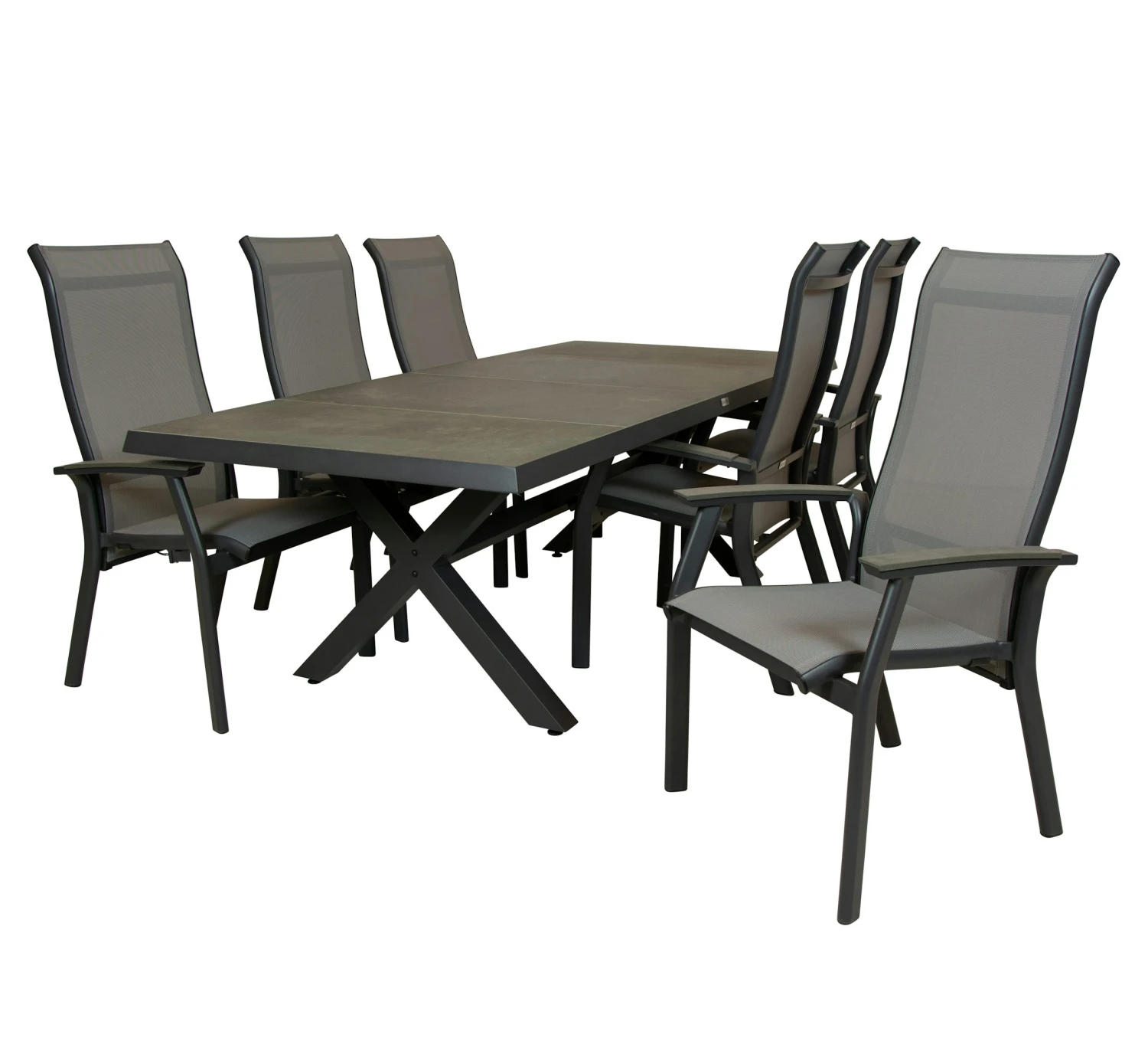 Qopps Bilby Tuintafel Met Livorno Gasveer Verstelbare Tuinstoel - Afbeelding 3