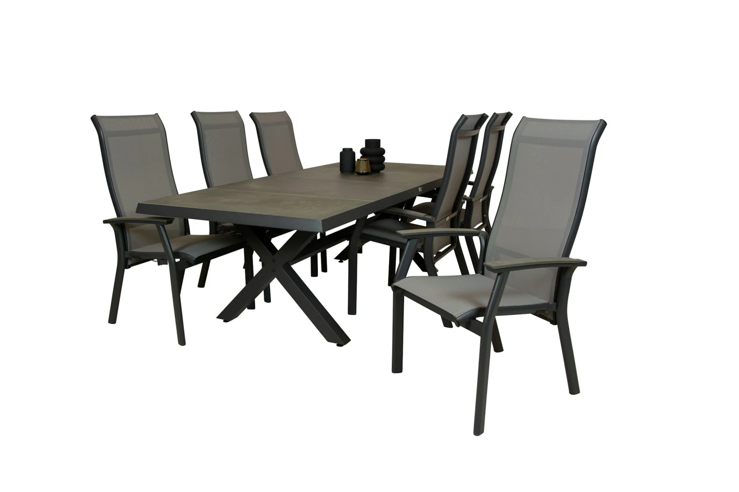 Qopps Bilby Tuintafel Met Livorno Gasveer Verstelbare Tuinstoel - Afbeelding 4