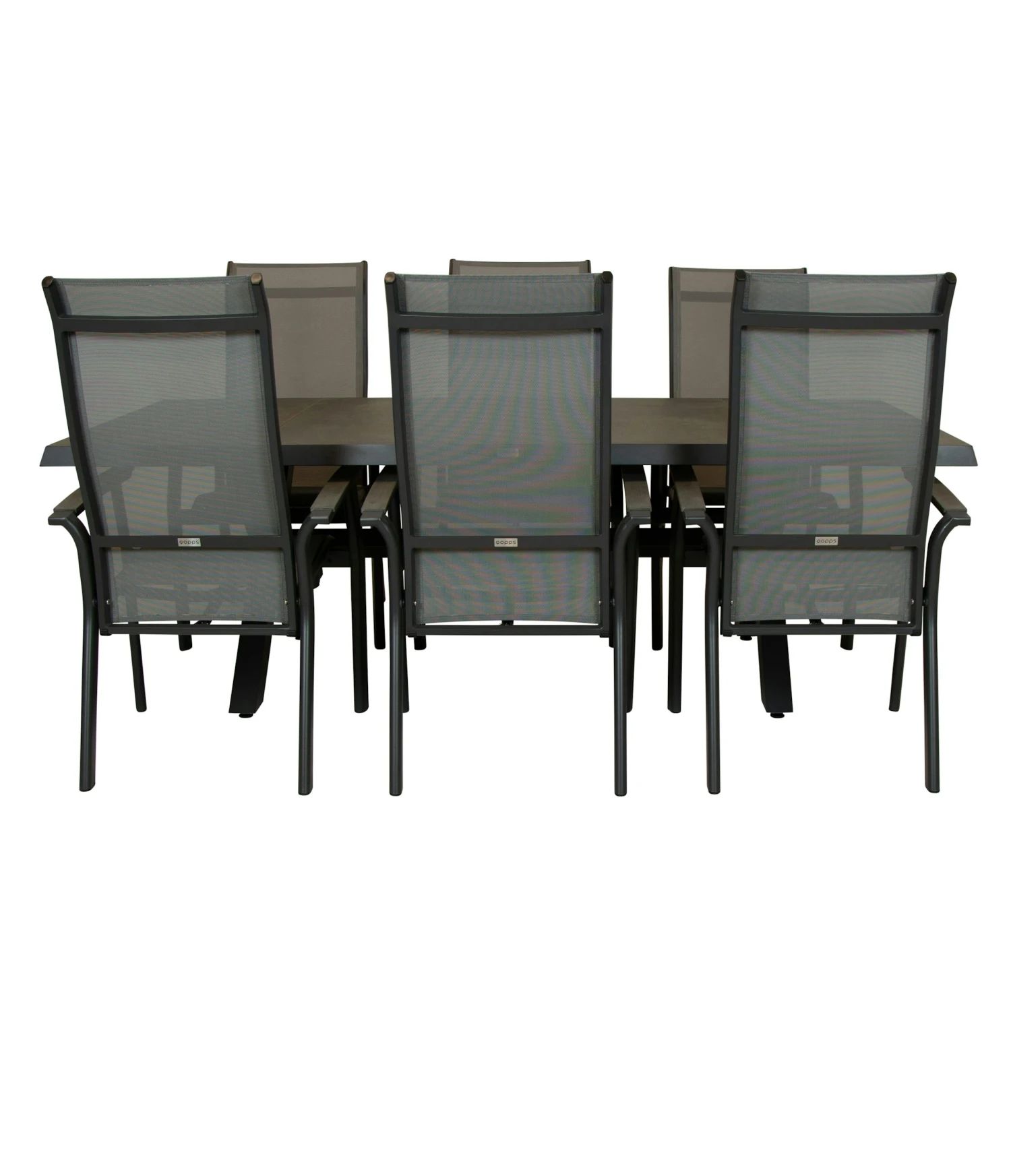 Qopps Bilby Tuintafel Met Livorno Gasveer Verstelbare Tuinstoel - Afbeelding 2