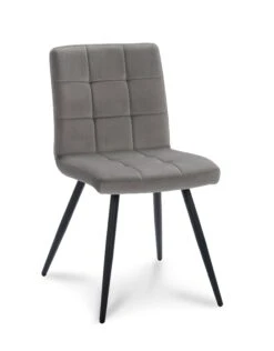 Tijn Eetkamerstoel Velvet Grey