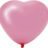 Hartballonnen Groot Roze 6 Stuks