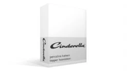 Cinderella Basic Topper 180x200 White Hoogte Tot 15 Cm