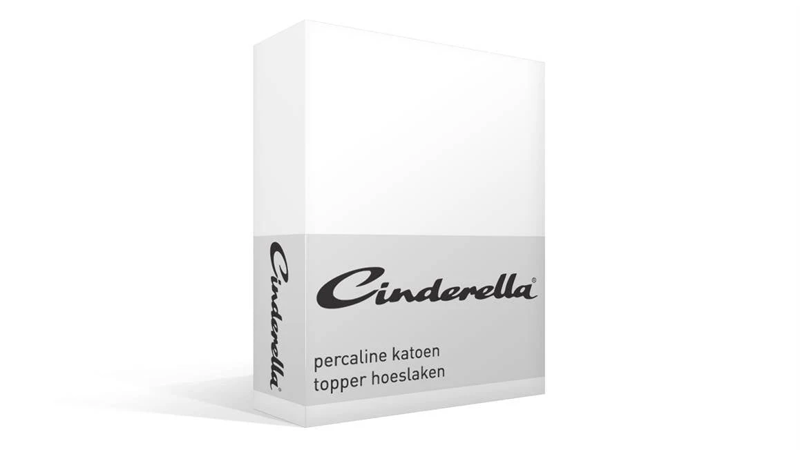 Cinderella Basic Topper Katoen 180x210 White