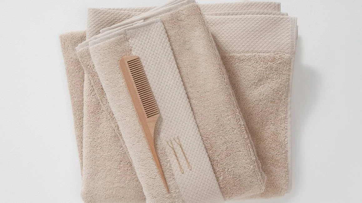 Seahorse Pure Baddoek 60x110 Cm Sand - Afbeelding 3