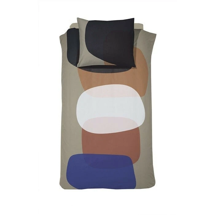 Damai Dekbedovertrekset Katoen 200 X 200/220 Miro Warm Grey