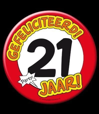 Button XL 21 Jaar - Afbeelding 2