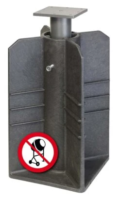 Platinum Ingraaf Parasol Voet Platinum