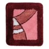 Wicotex Badmat 60x90 Cm. Acryl Bordeaux Design 4655-102