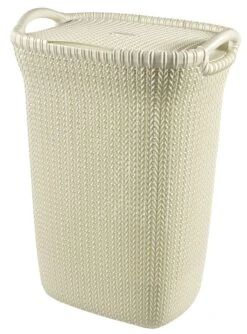 Curver Knit Wasbox 57 Liter Oasis White