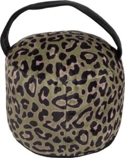 Deurstop Panther D.groen Stof 15x15x10cm