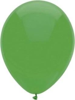 Ballonnen Kerstgroen 10 Stuks 25 Cm.
