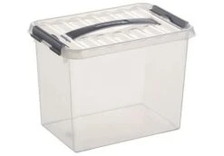Sunware Q-line Box 9 Liter Transp/metaal