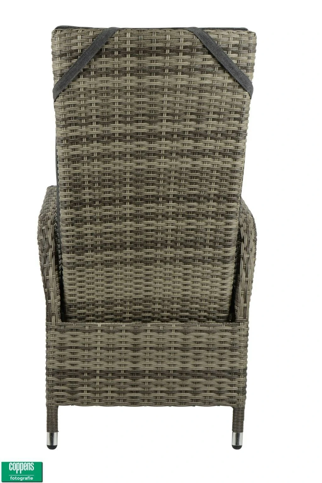 Qopps Manhattan Grijs Verstelbaar Tuinstoel - Afbeelding 3