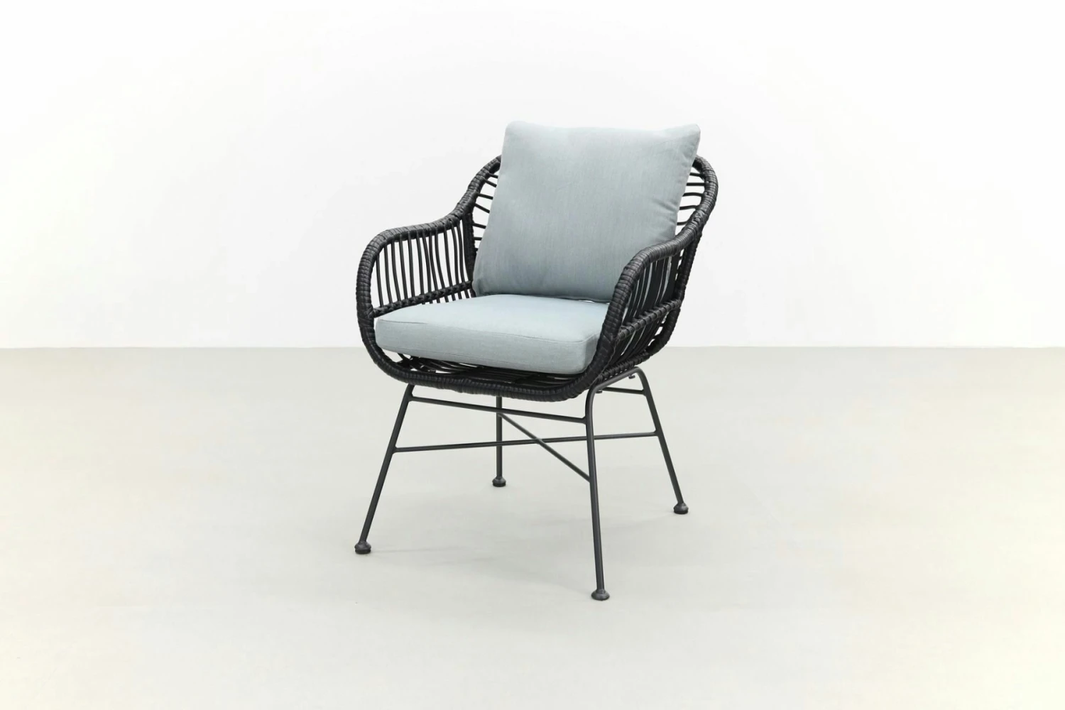 Margriet Dining Tuinstoel Carbon / Mint Grey - Afbeelding 3