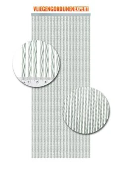 Vliegengordijnenexpert Napoli Antraciet 100x240 Vliegengordijn