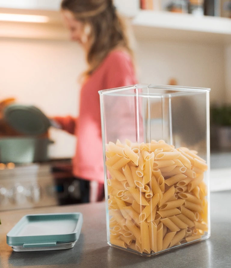 Mepal Bewaardoos Omnia Rechthoekig 2000 Ml - Nordic Black - Afbeelding 3