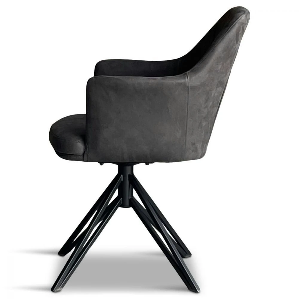 Calvin Draaistoel Antraciet - Afbeelding 2