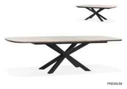 Premium Uitschuiftafel 220/280x100cm Lamulux