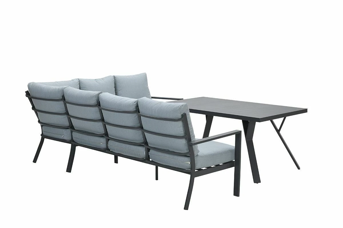 Sergio Lounge Diningset 3 Delig Rechts - Afbeelding 3