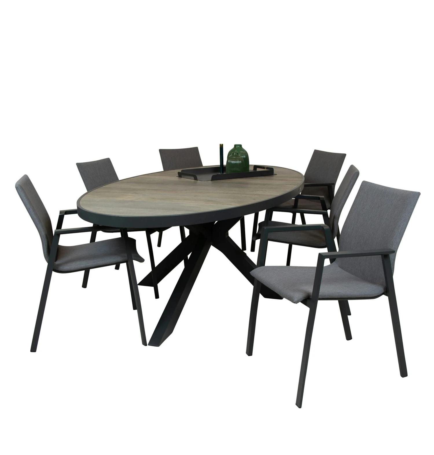 Qopps Kismo Tuintafel Met Fubar Stapelbare Tuinstoel - Afbeelding 4