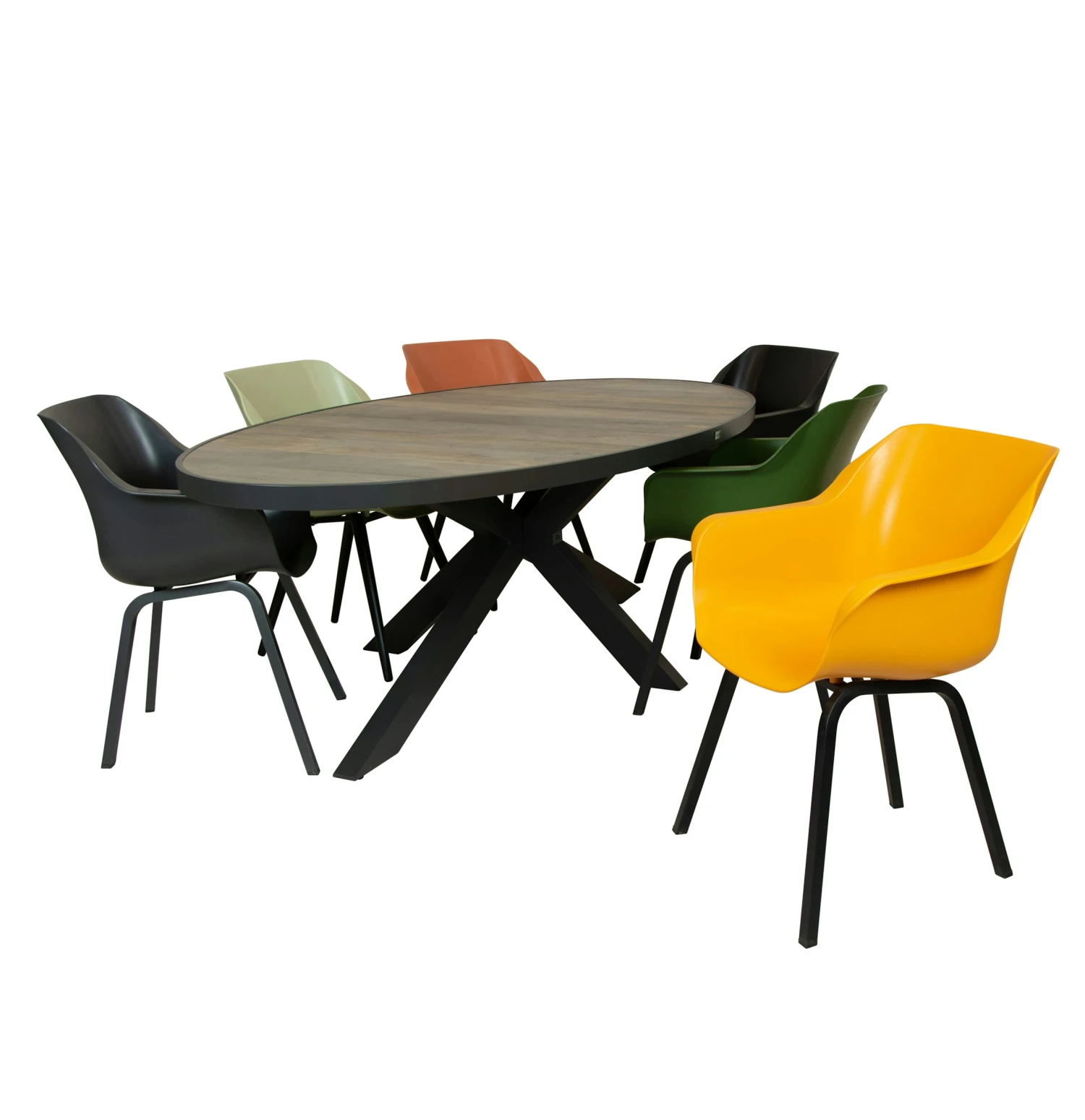 Qopps Kismo Tuintafel Met Hartman Sophie Dining Tuinstoel - Afbeelding 2