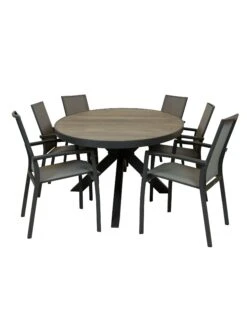 Qopps Kismo Tuintafel Met Tampa Stapelbare Tuinstoel