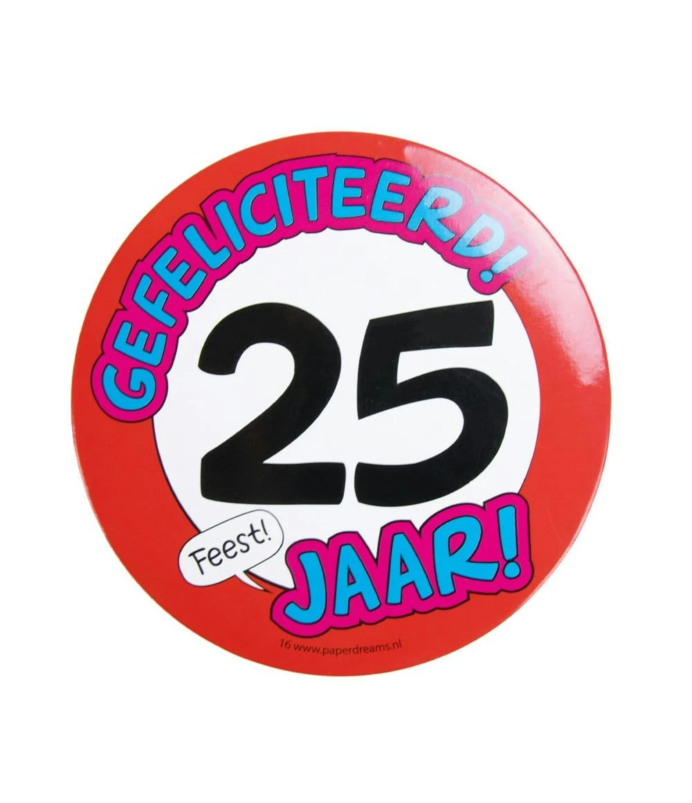 Button XL 25 Jaar